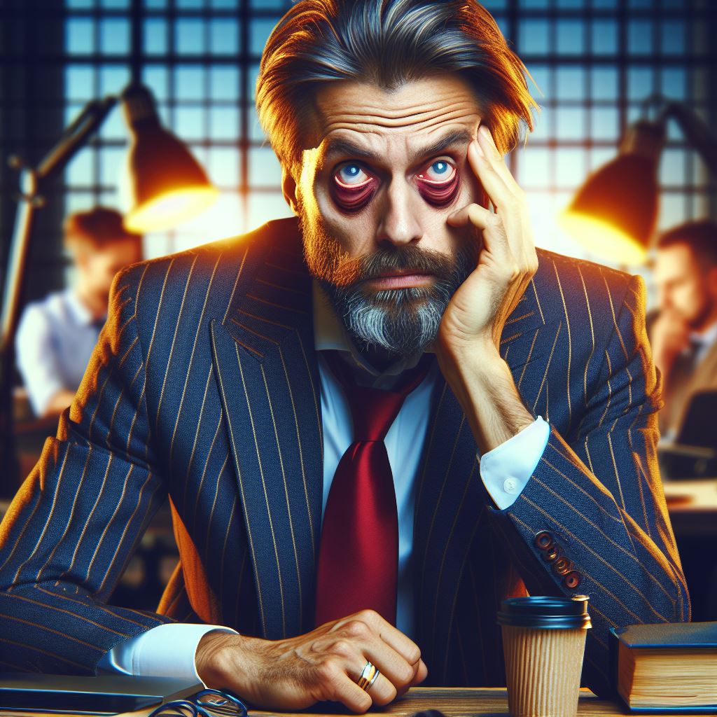 уставший директор